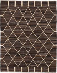 New Hand-Woven Kilim Rug - 5' 1" x 6' 6" (61" x 78")