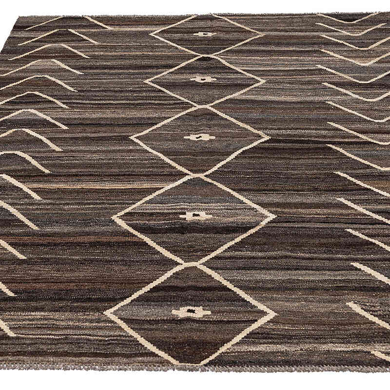 New Hand-Woven Kilim Rug - 4' 9" x 6' 5" (57" x 77") - K0074299