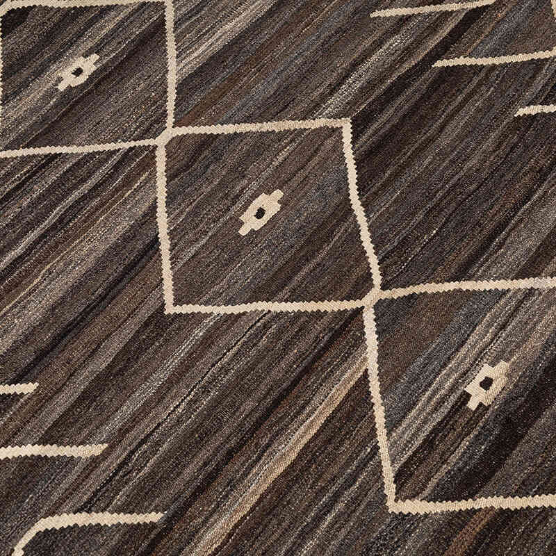 New Hand-Woven Kilim Rug - 4' 9" x 6' 5" (57" x 77") - K0074299