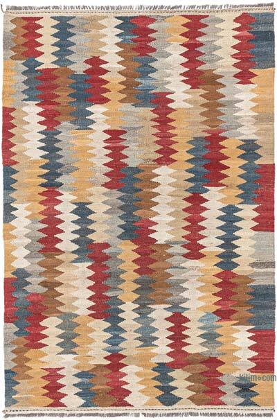 New Hand-Woven Kilim Rug - 3' 5" x 5' 1" (41" x 61")