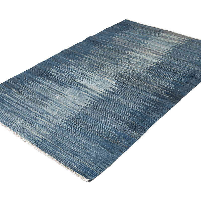 New Hand-Woven Kilim Rug - 3' 9" x 6' 1" (45" x 73") - K0074304