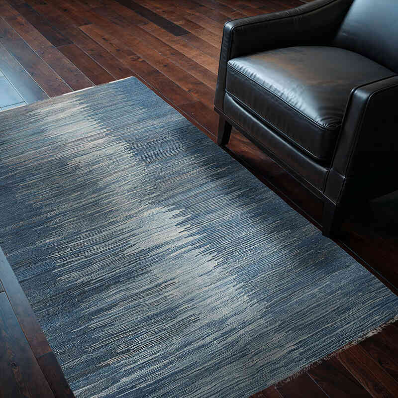 New Hand-Woven Kilim Rug - 3' 9" x 6' 1" (45" x 73") - K0074304
