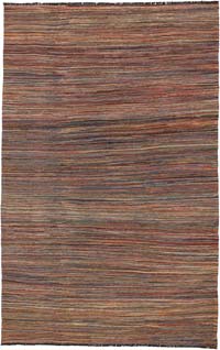 New Hand-Woven Kilim Rug - 5' 5" x 8' 7" (65" x 103")