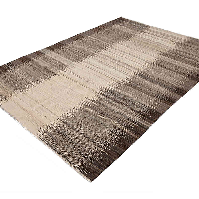 New Hand-Woven Kilim Rug - 5' 8" x 7' 10" (68" x 94") - K0074306