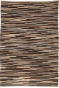New Hand-Woven Kilim Rug - 6' 6" x 9' 7" (78" x 115")