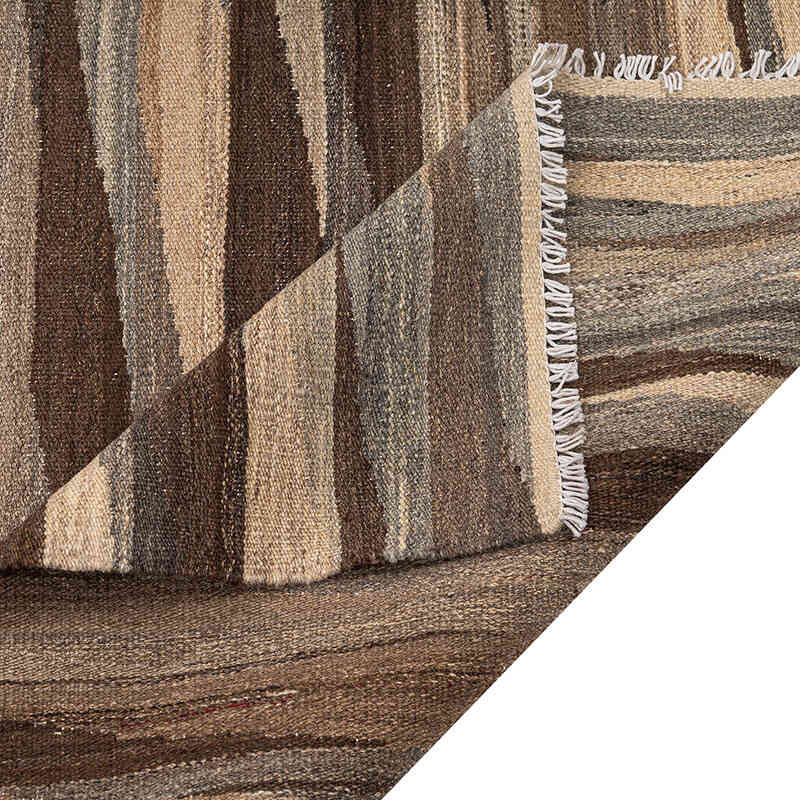 New Hand-Woven Kilim Rug - 6' 6" x 9' 7" (78" x 115") - K0074311