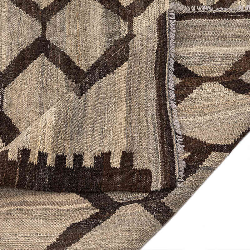 New Hand-Woven Kilim Rug - 8' 3" x 9' 9" (99" x 117") - K0074320