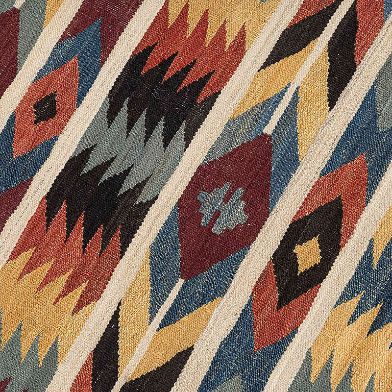 New Hand-Woven Kilim Runner - 2' 8" x 11' 2" (32" x 134") - K0074327
