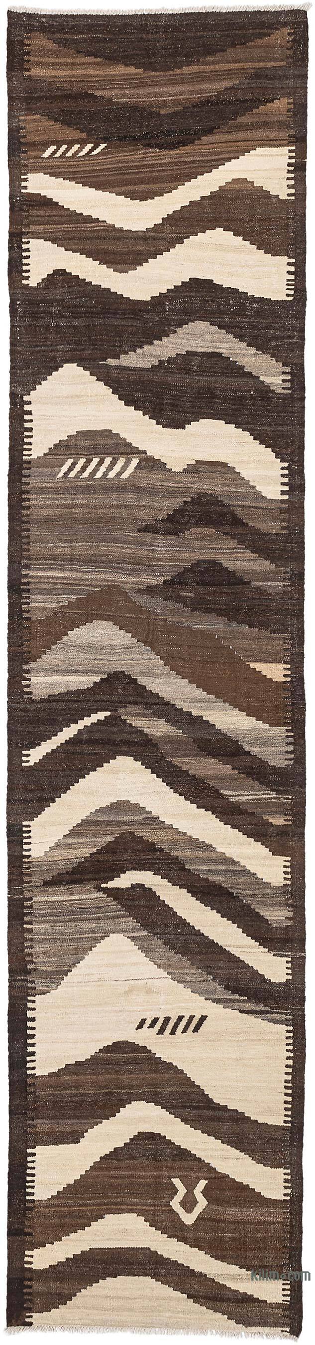 New Hand-Woven Kilim Runner - 2' 8" x 11' 7" (32" x 139") - K0074328