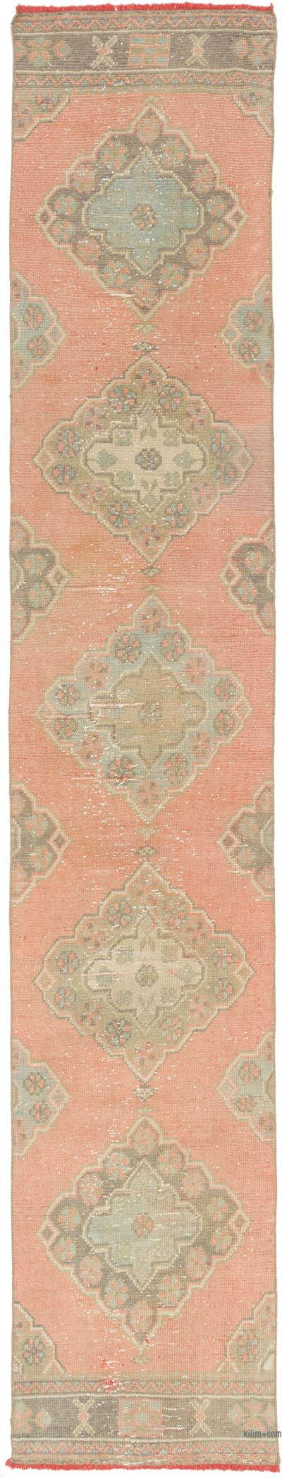 Vintage Turkish Runner Rug - 2' 3" x 11' 10" (27" x 142")