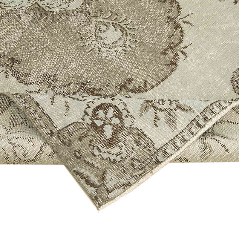 Over-dyed Vintage Hand-Knotted Turkish Rug - 5' 2" x 8' 6" (62" x 102") - K0074462