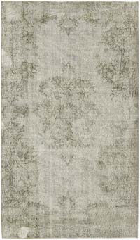 Boyalı El Dokuma Vintage Halı - 156 cm x 270 cm