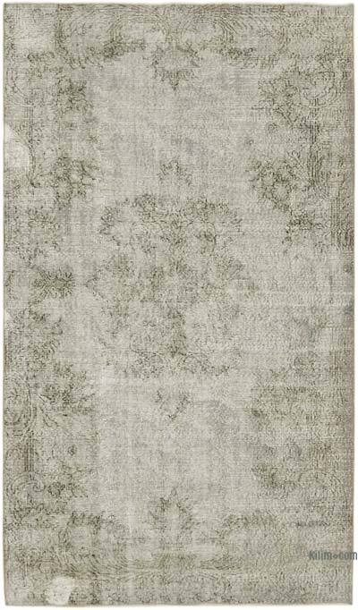 Alfombra Turca Vintage Sobre-teñida - 156 cm x 270 cm