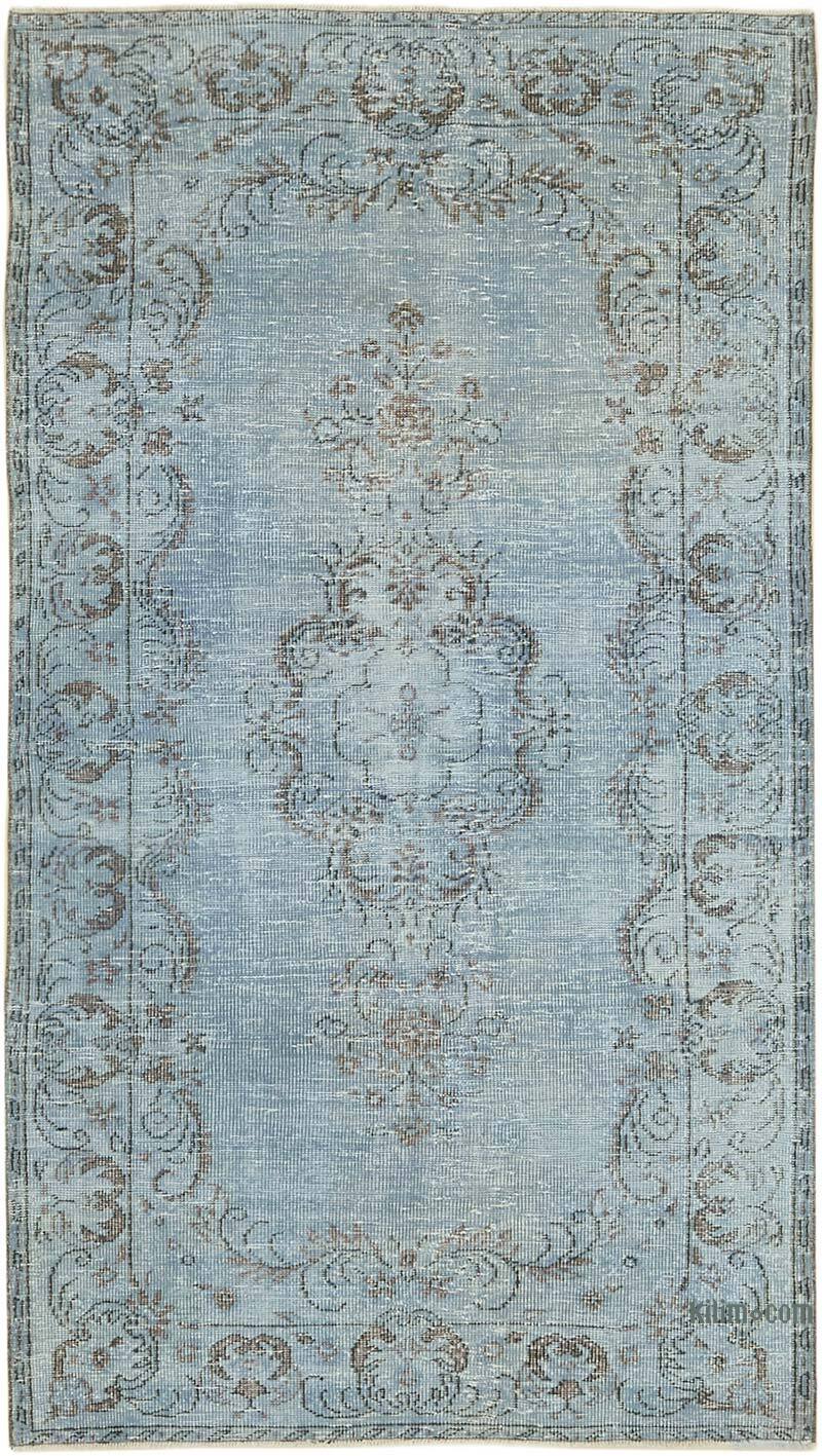 Alfombra Turca Vintage Sobre-teñida - 150 cm x 262 cm - K0074466