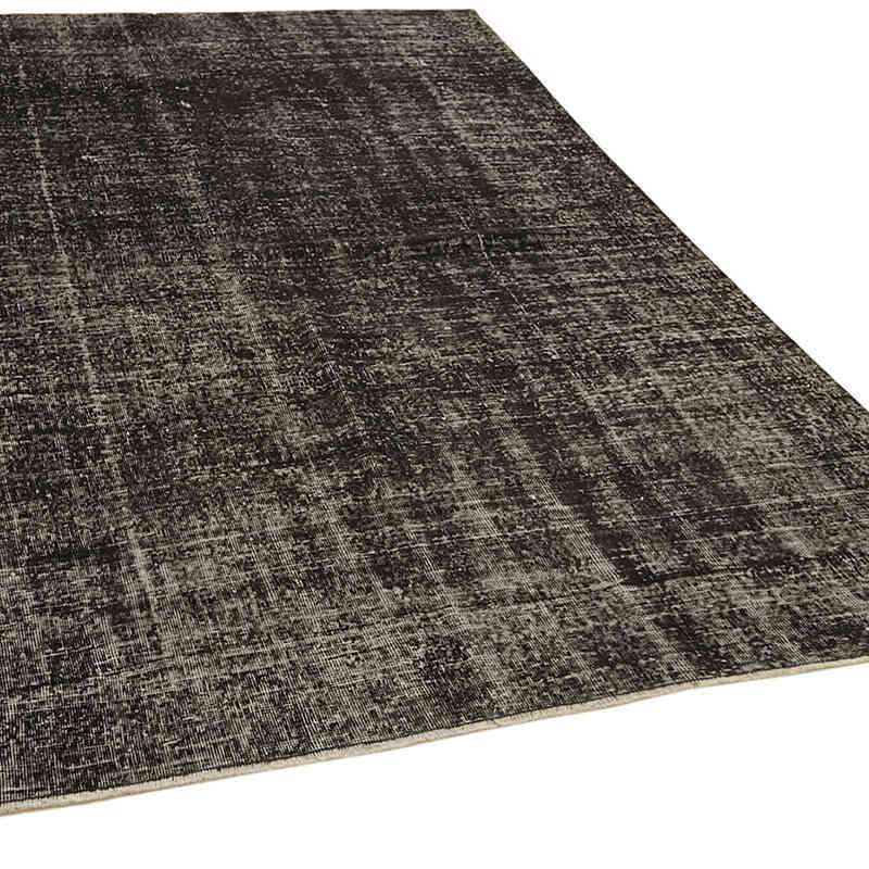 Over-dyed Vintage Hand-Knotted Turkish Rug - 6' 3" x 9' 2" (75" x 110") - K0074467