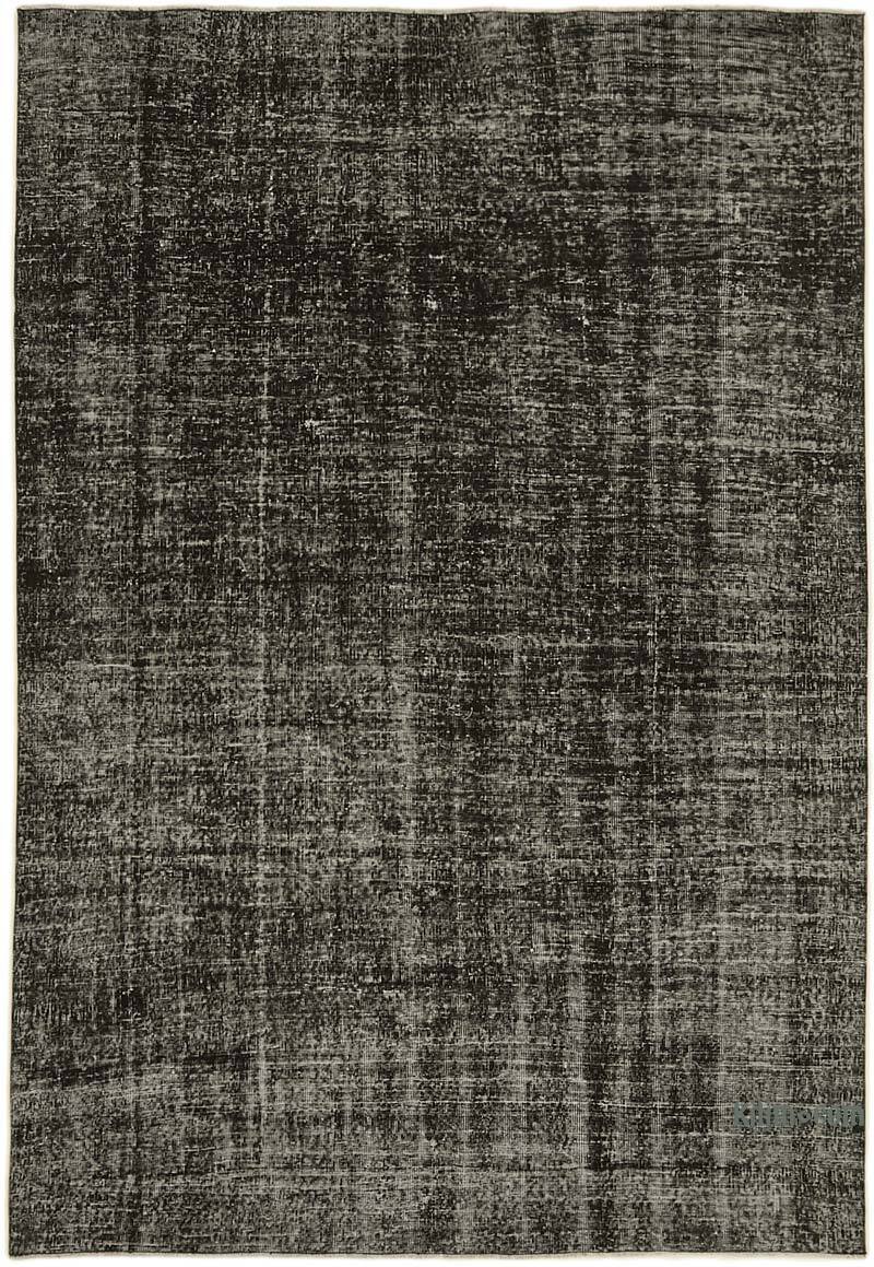Over-dyed Vintage Hand-Knotted Turkish Rug - 6' 3" x 9' 2" (75" x 110") - K0074467