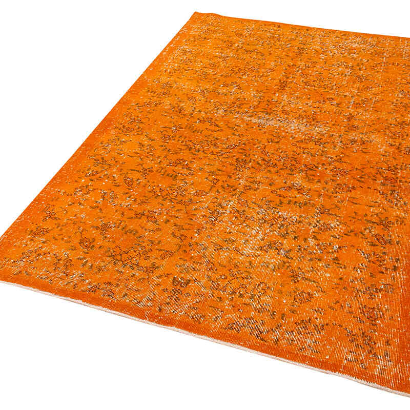 Alfombra Turca Vintage Sobre-teñida - 133 cm x 213 cm - K0074471