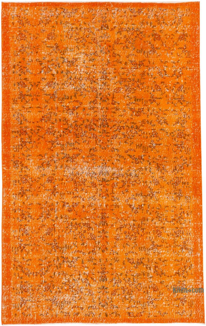 Alfombra Turca Vintage Sobre-teñida - 133 cm x 213 cm - K0074471