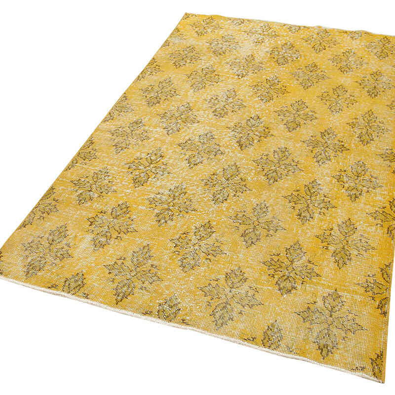 Alfombra Turca Vintage Sobre-teñida - 115 cm x 193 cm - K0074472