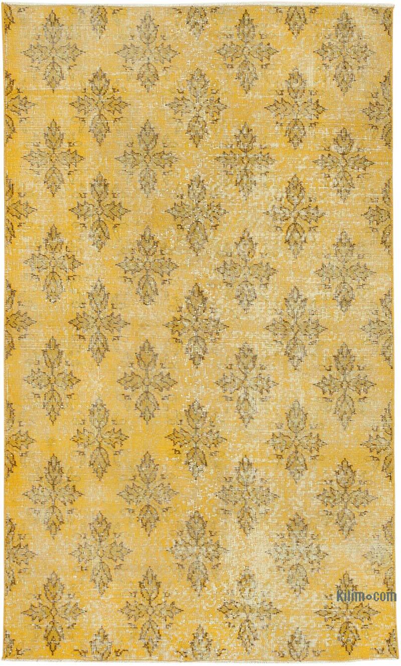 Alfombra Turca Vintage Sobre-teñida - 115 cm x 193 cm - K0074472