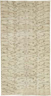 Alfombra Vintage Turca Anudada a Mano - 95 cm x 183 cm