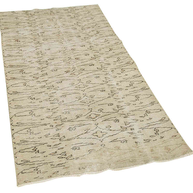 Alfombra Vintage Turca Anudada a Mano - 95 cm x 183 cm - K0074473