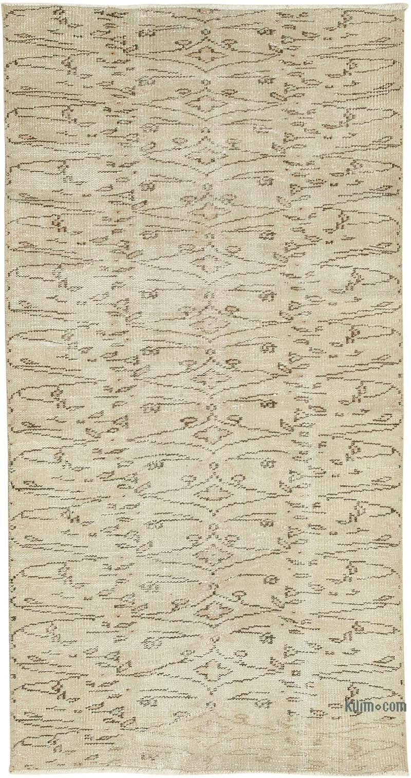 Alfombra Vintage Turca Anudada a Mano - 95 cm x 183 cm - K0074473