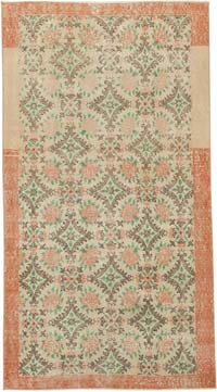 El Dokuma Vintage Halı - 106 cm x 200 cm