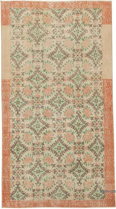 El Dokuma Vintage Halı - 106 cm x 200 cm