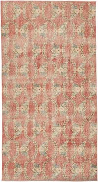 Vintage Turkish Hand-Knotted Rug - 5' 2
