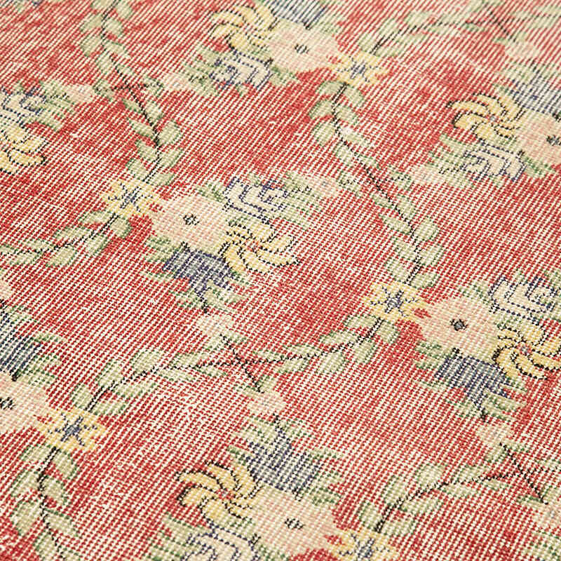 El Dokuma Vintage Halı - 118 cm x 220 cm - K0074476