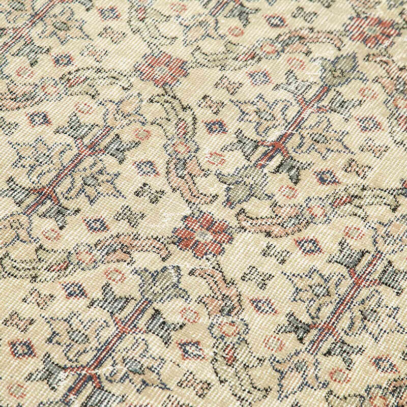 El Dokuma Vintage Halı - 114 cm x 213 cm - K0074477