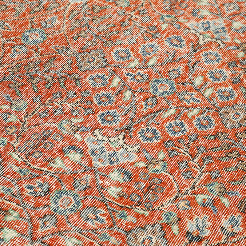 Vintage Turkish Hand-Knotted Rug - 4' 7" x 7' 9" (55" x 93") - K0074479