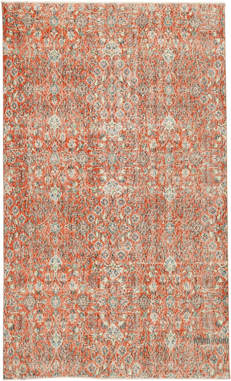 Vintage Turkish Hand-Knotted Rug - 4' 7" x 7' 9" (55" x 93") - K0074479