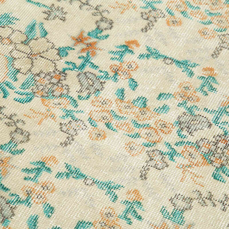 Alfombra Vintage Turca Anudada a Mano - 114 cm x 206 cm - K0074481