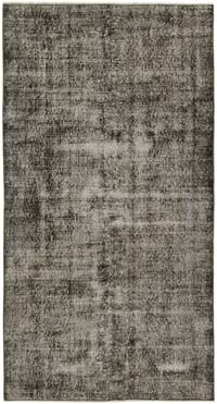 Over-dyed Vintage Hand-Knotted Turkish Rug - 3' 7" x 6' 9" (43" x 81")