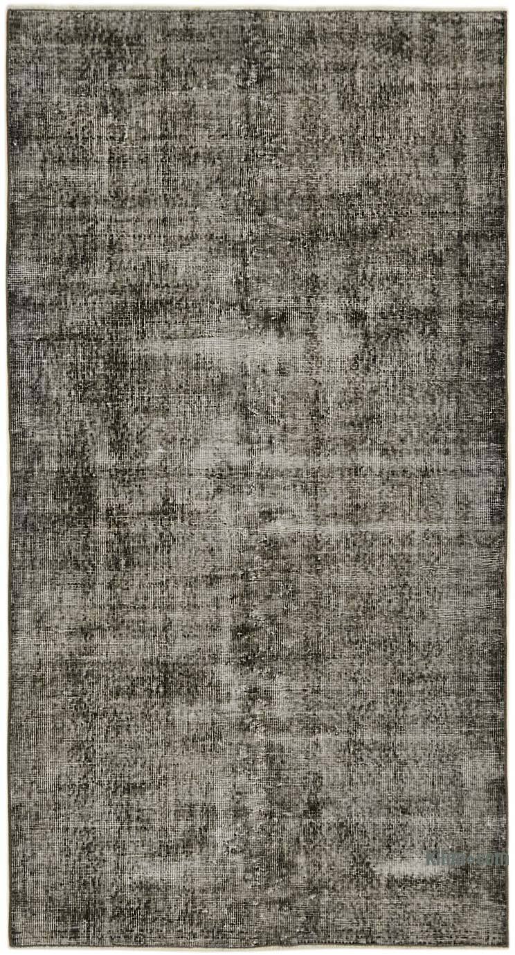 Alfombra Turca Vintage Sobre-teñida - 109 cm x 205 cm - K0074485