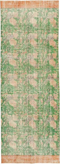 Alfombra Vintage Turca Anudada a Mano - 138 cm x 388 cm