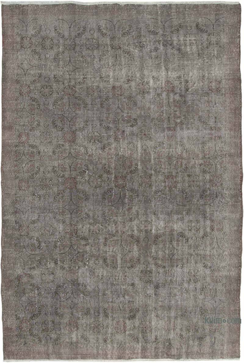 Alfombra Turca Vintage Sobre-teñida - 212 cm x 318 cm - K0074493