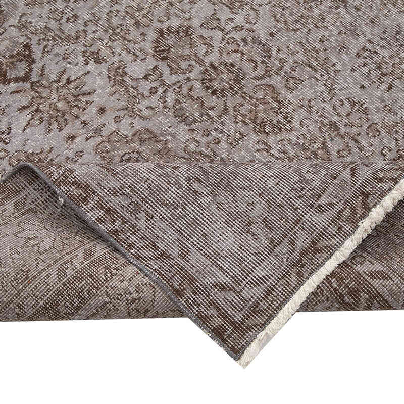 Over-dyed Vintage Hand-Knotted Turkish Rug - 6' 10" x 10' 4" (82" x 124") - K0074494