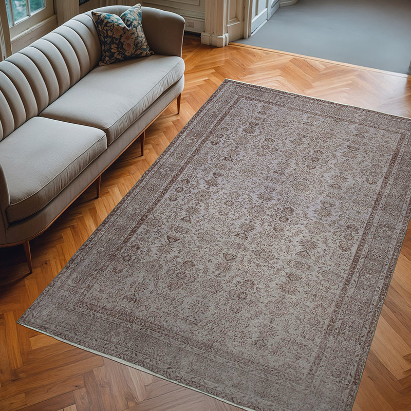 Over-dyed Vintage Hand-Knotted Turkish Rug - 6' 10" x 10' 4" (82" x 124") - K0074494