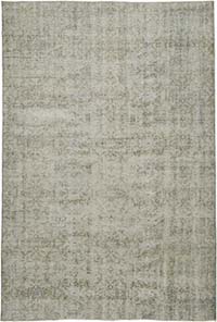 Boyalı El Dokuma Vintage Halı - 212 cm x 310 cm