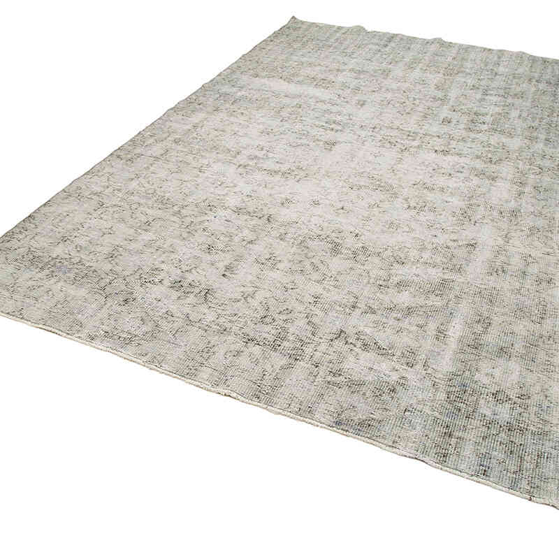 Over-dyed Vintage Hand-Knotted Turkish Rug - 6' 11" x 10' 2" (83" x 122") - K0074496