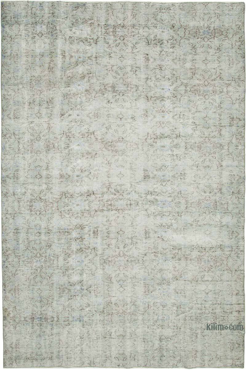 Over-dyed Vintage Hand-Knotted Turkish Rug - 6' 11" x 10' 2" (83" x 122") - K0074496