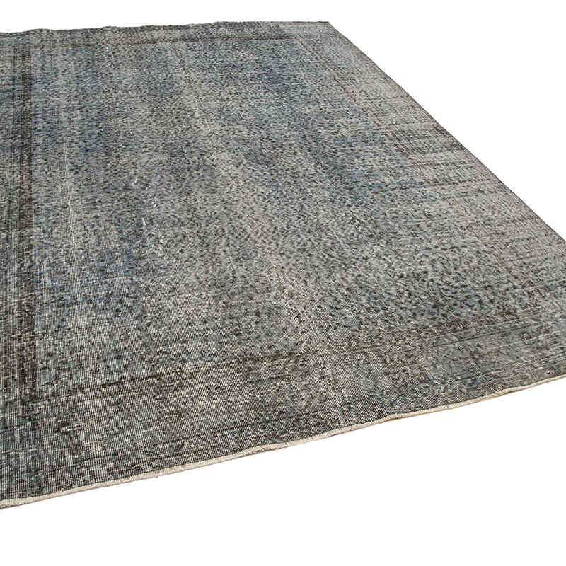 Over-dyed Vintage Hand-Knotted Turkish Rug - 7' 2" x 10'  (86" x 120") - K0074497