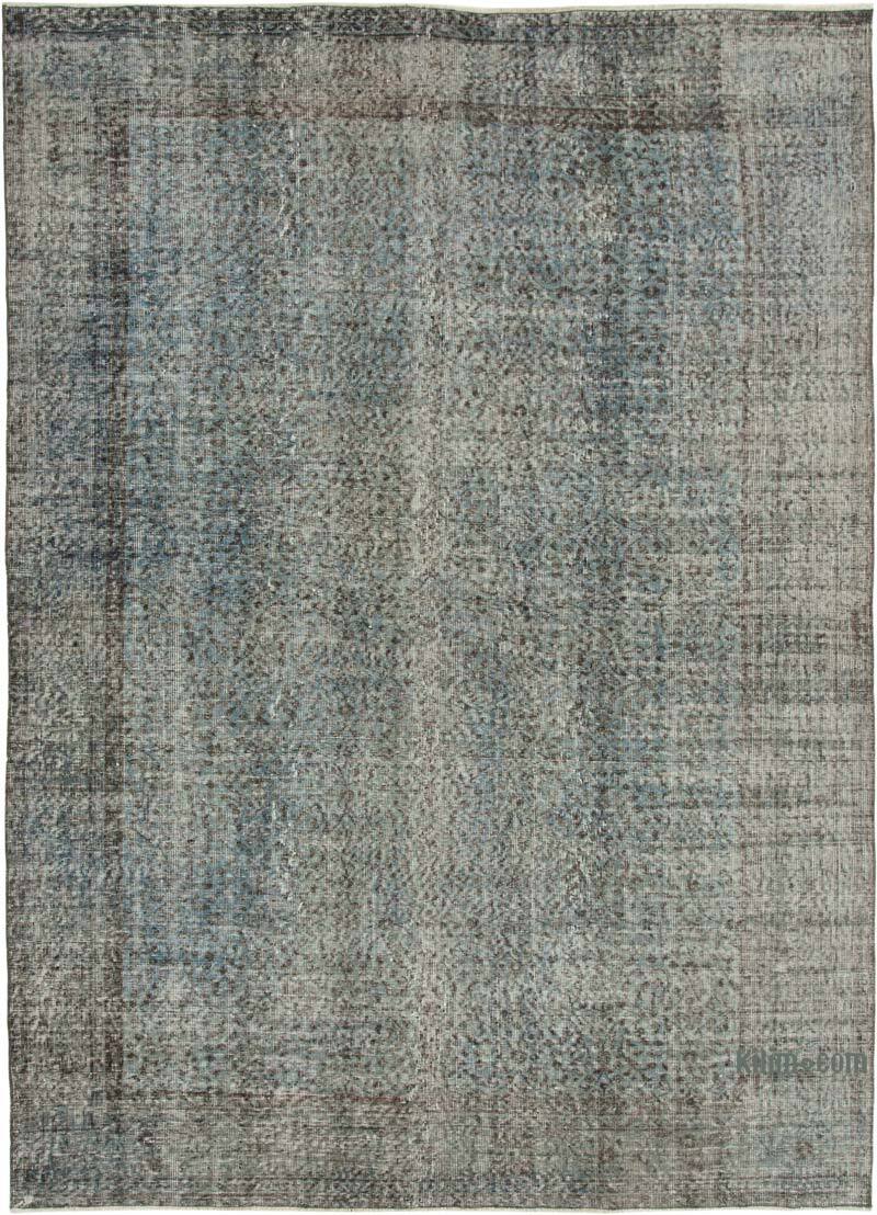 Over-dyed Vintage Hand-Knotted Turkish Rug - 7' 2" x 10'  (86" x 120") - K0074497