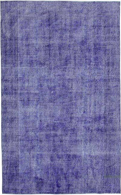 Alfombra Turca Vintage Sobre-teñida - 203 cm x 322 cm