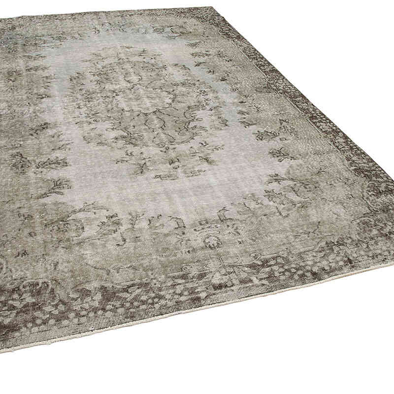 Boyalı El Dokuma Vintage Halı - 207 cm x 316 cm - K0074504
