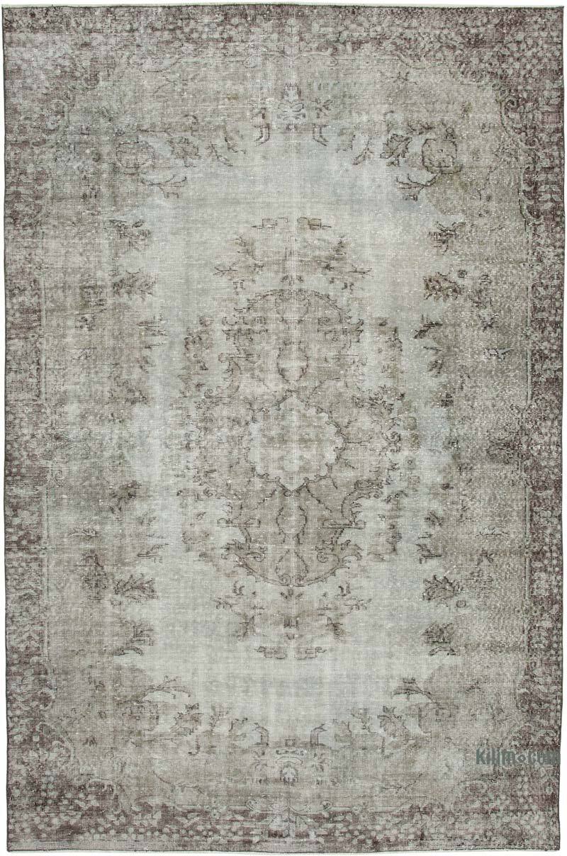 Boyalı El Dokuma Vintage Halı - 207 cm x 316 cm - K0074504