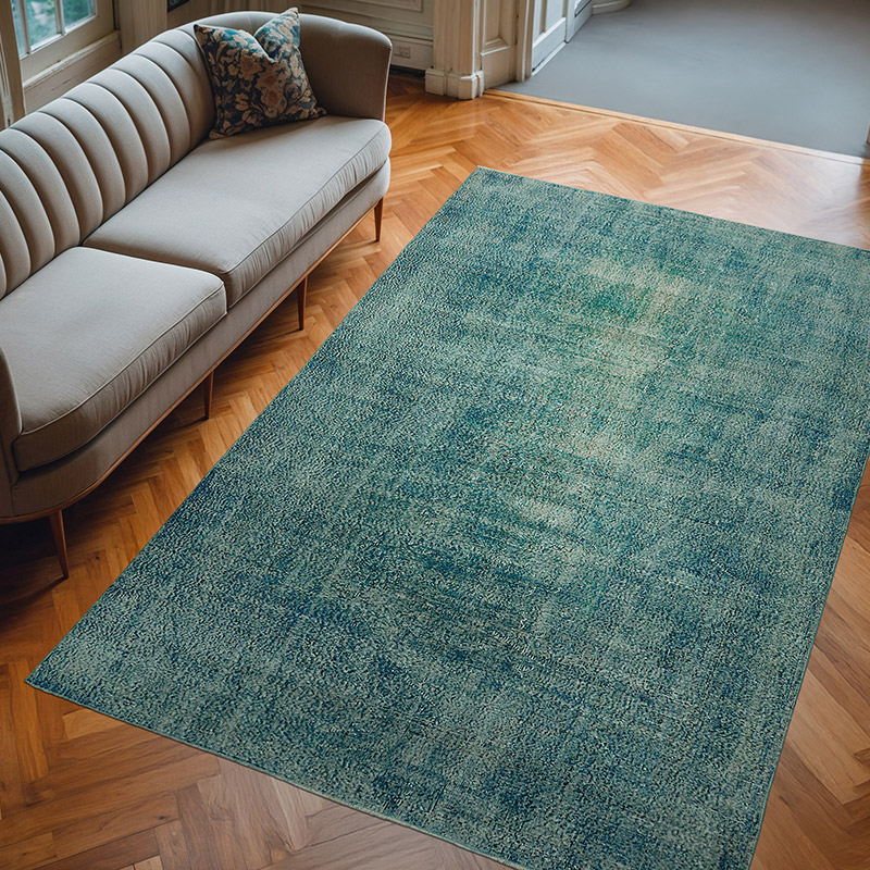 Boyalı El Dokuma Vintage Halı - 217 cm x 320 cm - K0074506